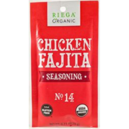 Photo of RIEGA ORGANIC Org Chicken Fajita Seasoning 25.5g