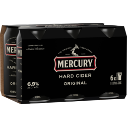 Photo of Mercury Hard Cider 375ml 6 Pack