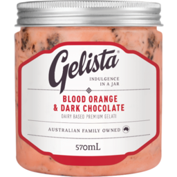 Photo of Gelista Blood Orange And Dark Chocolate Ice Cream 570ml