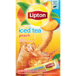 Photo of Lipton Peach Iced Tea Sachets 20 Pack 280g