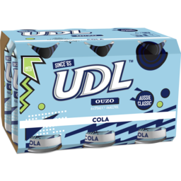 Photo of UDL Ouzo & Cola 4% 375ml 6 Pack
