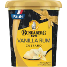 Photo of Pauls Bundaberg Vanilla Rum Custard 600g 600g