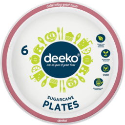 Photo of Deeko Sugar Cane Side Plate 18cm