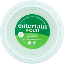 Photo of Entertain By Eco Colour Print Sugar Cane Bowl 18cm