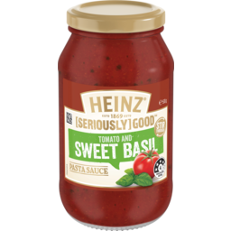Photo of Heinz Seriously Good Pasta Sauce Tomato & Sweet Basil