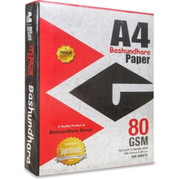 Photo of Bashundhara A4 80 GSM Photocopy Paper 500 Sheets