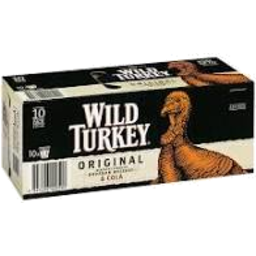 Photo of Wild Turkey 5% Bourbon & Cola Cans
