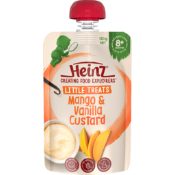 Photo of Heinz® Little Treats Mango & Vanilla Custard 8+ Months