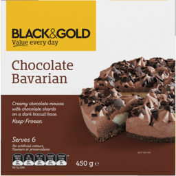 Photo of Black & Gold Bavarian Choc