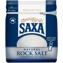 Photo of Saxa® Natural Rock Salt 500g 500g