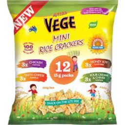 Photo of Ajita Vege Rice Cracker Multi Pack 180gm
