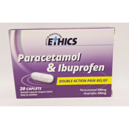 Photo of Ethics Paracetamol Ibuprofen 200mg
