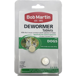 Photo of Bob Martin Dewormer For Dogs Tablets 15g 2 Pack