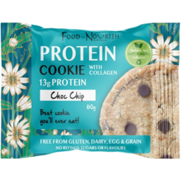 Photo of FOOD TO NOURISH Choc Chip Protein Cookie 60g