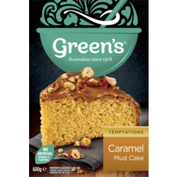 Photo of Greens Temptations Caramel Mud Cake Mix