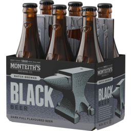 Photo of Monteith's Black Beer 6x330ml