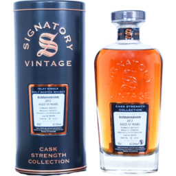 Photo of Bunnahabhain Signatory Vintage Cask Strength Islay Single Malt Scotch Whisky