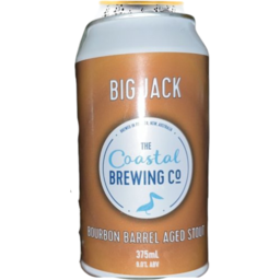 Photo of Coastal Brewing Big Jack Bourbon Barrel Aged Stout 375ml 4pk