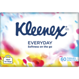 Photo of Kleenex Everyday Softness On The Go Facial Tissues 60 Pack