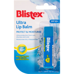 Photo of Blistex Ultra Lip Balm Protect & Moisturise Spf50+ 4.25g