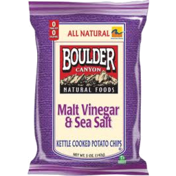 Photo of Boulder Malt Vinegar & Sea Salt Chips 142g