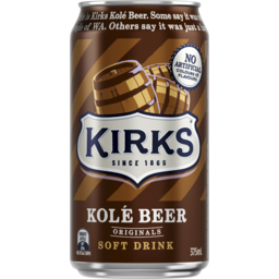 Photo of Kirks Kole Beer Can Soft Drink 375ml