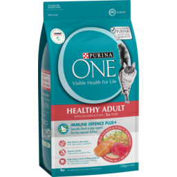 Photo of Purina One Healthy Adult with Salmon + Tuna Dry Cat Food