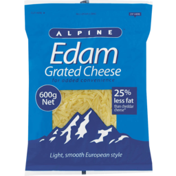 Photo of Alpine Cheese Grated Edam 600g