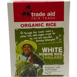 Photo of Trade Aid Organic White Jasmine Rice