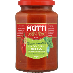 Photo of Mutti Gourmet Pasta Sauce With Rossoro Tomatoes And Genovese Basil 400g