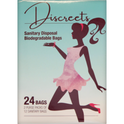Photo of Discreets Sanitary Bags 24 Pack