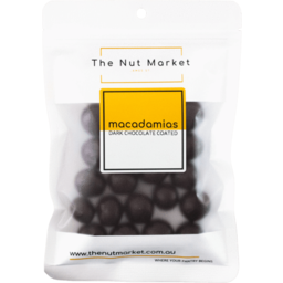 Photo of Nut Market Dark Chocolate Macadamias 180g