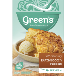 Photo of Greens Self Saucing Butterscotch Flavoured Pudding Mix