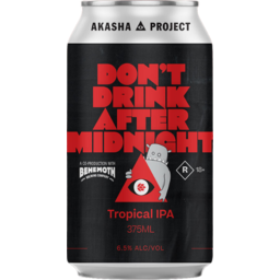 Photo of Akasha Don't Drink After Midnight Tropical IPA Can 375ml