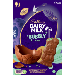 Photo of Cadbury Bunny Bubbly Mint 228gm