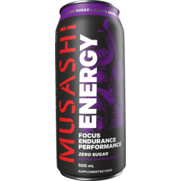 Photo of Musashi Energy Drink Purple Grape