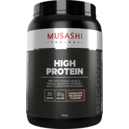 Photo of Musashi High Protein Powder Chocolate 900g