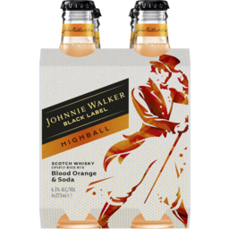 Photo of Johnnie Walker Highball Blood Orange & Soda 6.3% 4.0x275ml