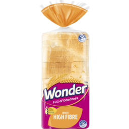 Photo of Wonder White Wonder High Fibre White Sliced Bread Sandwich 700g