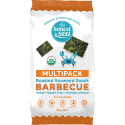 Photo of Honest Sea Seaweed Snack BBQ 6pk