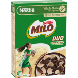 Photo of Nestle Nestlé Milo Duo Breakfast Cereal Chocolate, Malt And Vanilla 340g 340g