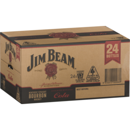 Photo of Jim Beam Bourbon With Cola 24 Pack
