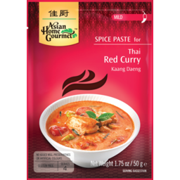 Photo of Asian Home Gourmet Thai Red Curry 50g