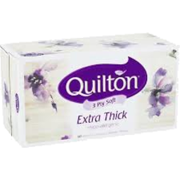 Photo of Quilton  Extra Thick Tissues Whte 3 Ply 110 Pack