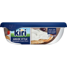 Photo of Kiri Greek Style Spreadable Cream Cheese 200gm