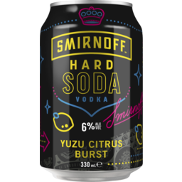 Photo of Smirnoff Hard Soda Vodka Yuzu Citrus Burst Can