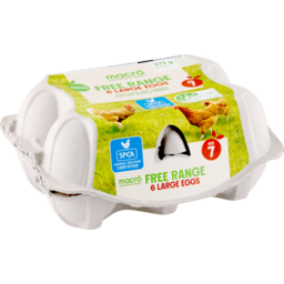 Photo of Macro Organic Free Range Eggs Size 7 6 Pack