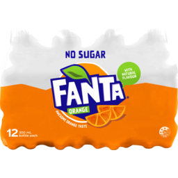 Photo of Fanta No Sugar 12x300ml Bottles