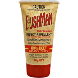 Photo of Bushman Water Resist Insect Repellent 80% Deet Heavy Duty 75g 75g
