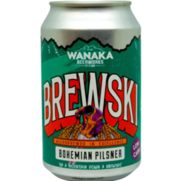 Photo of Wanaka Beerworks Brewski Bohemian Pilsner 330ml